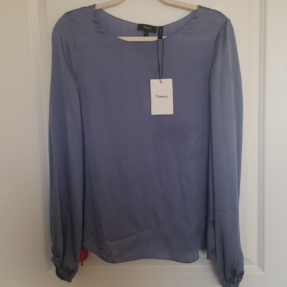 Theory silk blouse
